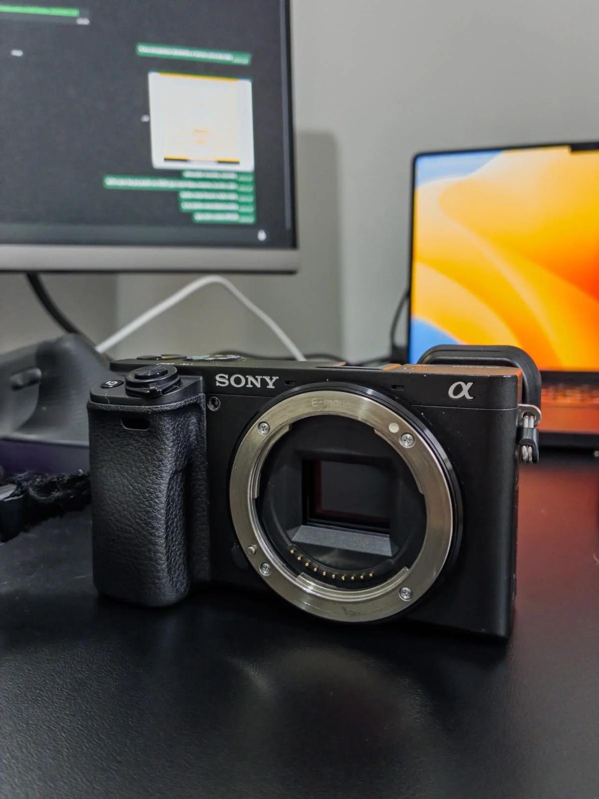 Sony a6400 — 8.417 cliques, nota fiscal e caixa